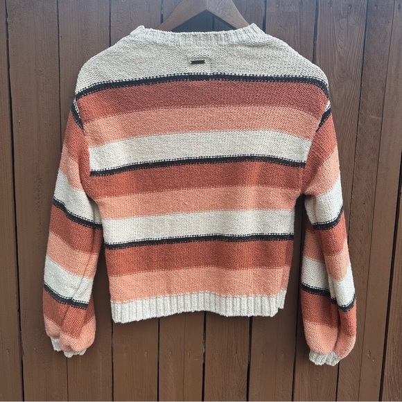 Billabong | Size Large Striped Crop Sweater - Picture 3 of 14